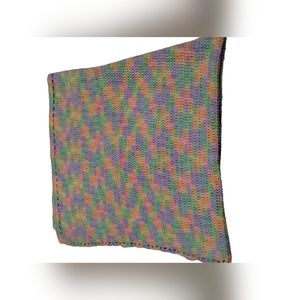Handmade colorful baby‎ blanket.